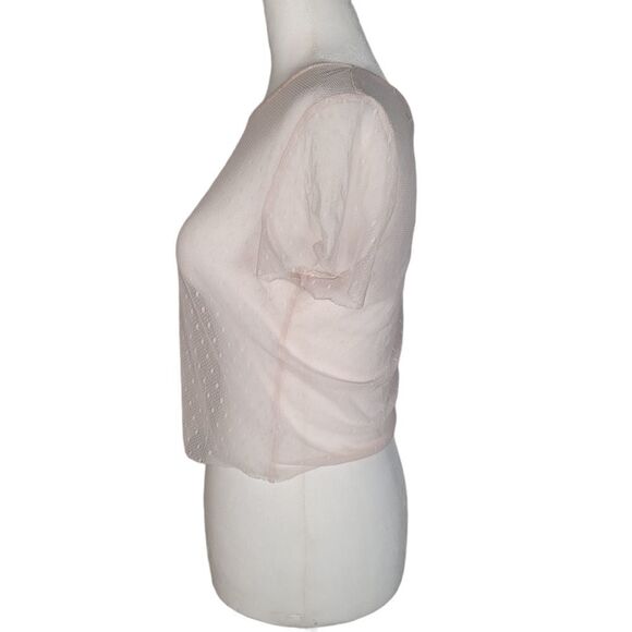 BCBGeneration Sheer Crop top Size M - Picture 3 of 7